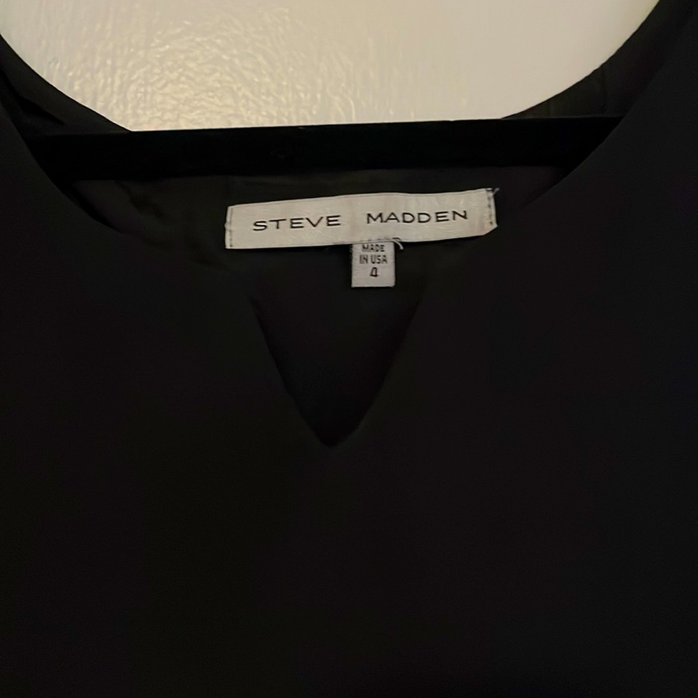 Little black dress! Steve Madden swing shift